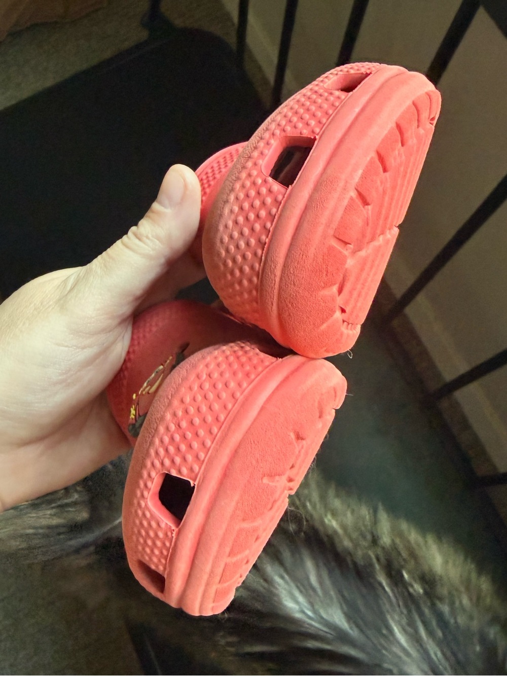 Crocs - Red - Size c10 with Removable Jibbitz - Picture 5 of 5